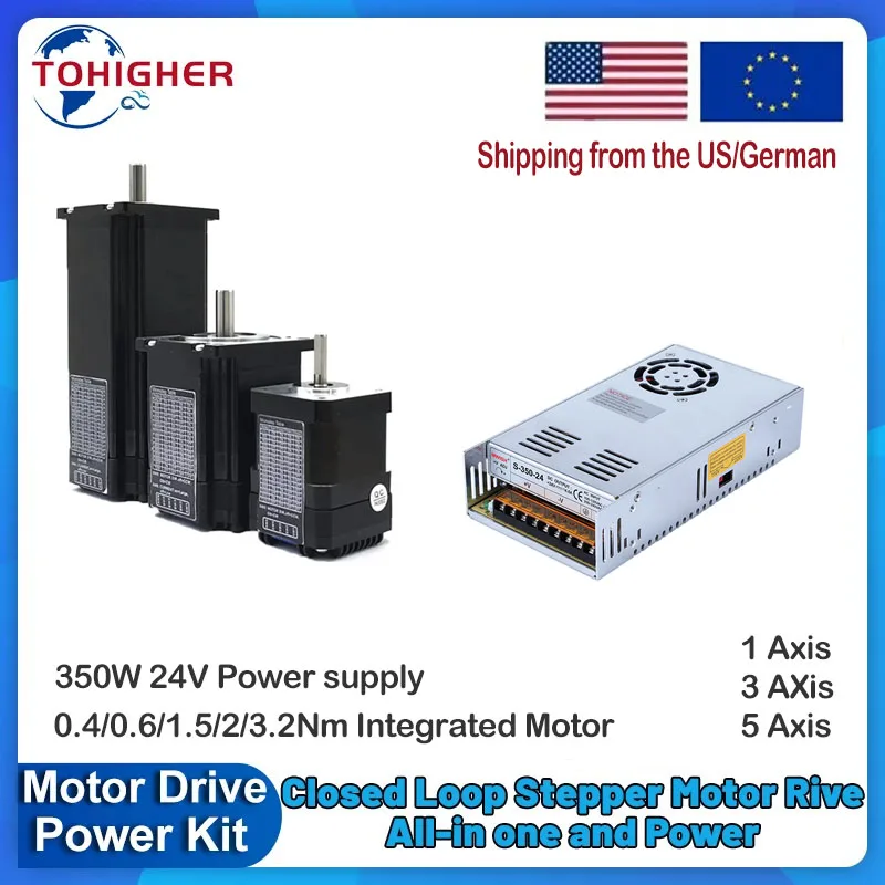 Nema 23 Closed Loop Stepper Motor Driver Kit - Nema17 Nema23 스테퍼 모터 드라이버 전원