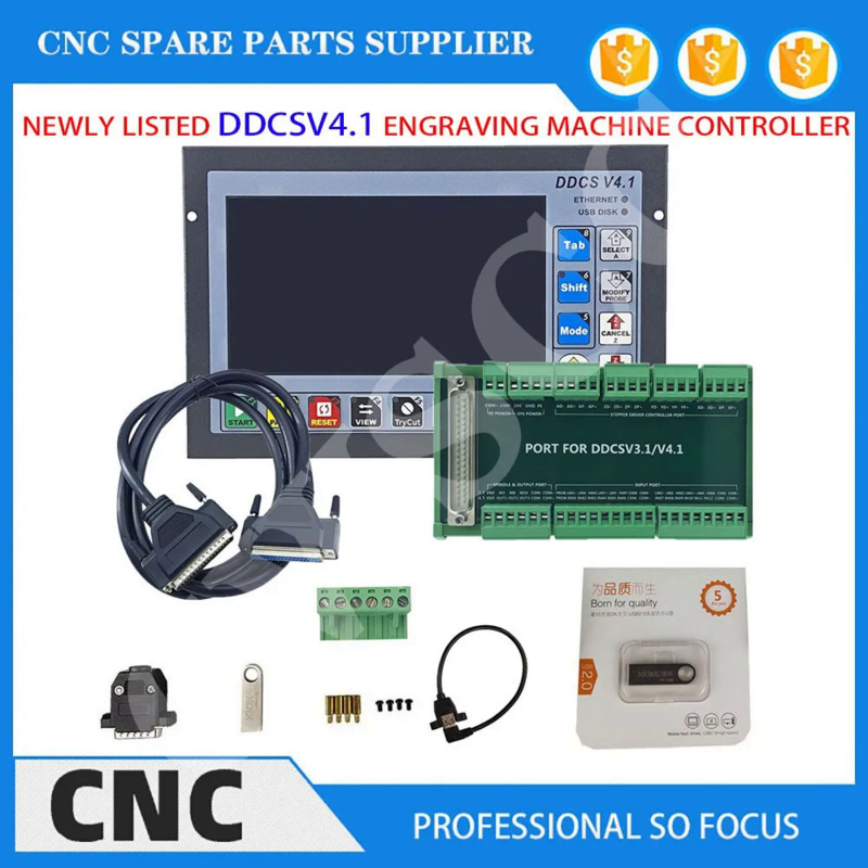 Ddcs V4.1 4 Axis Cnc Offline Controller - 3/4 축 독립 오프라인 공작 기계,