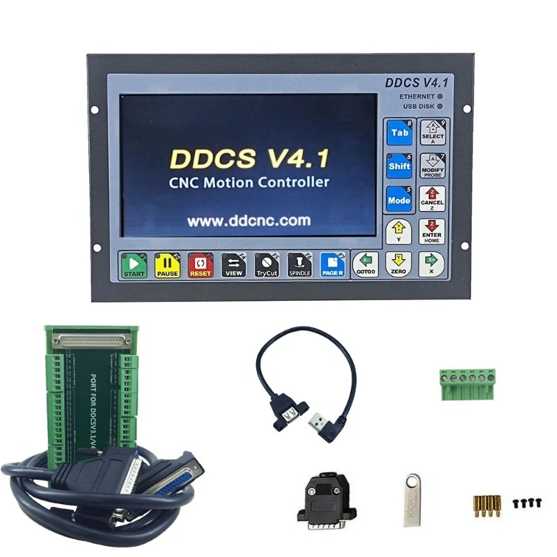 Ddcs V4.1 4 Axis Cnc Offline Controller - DDCS V4.1 독립형 모션 컨트롤러 오프라인