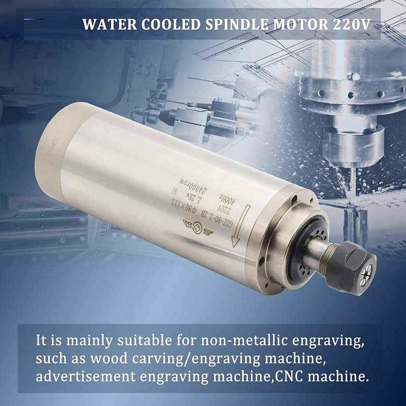 Er20 Collet Chuck Spindle Motor 220V - 2.2KW 1.5KW CNC 스핀들 모터 220V