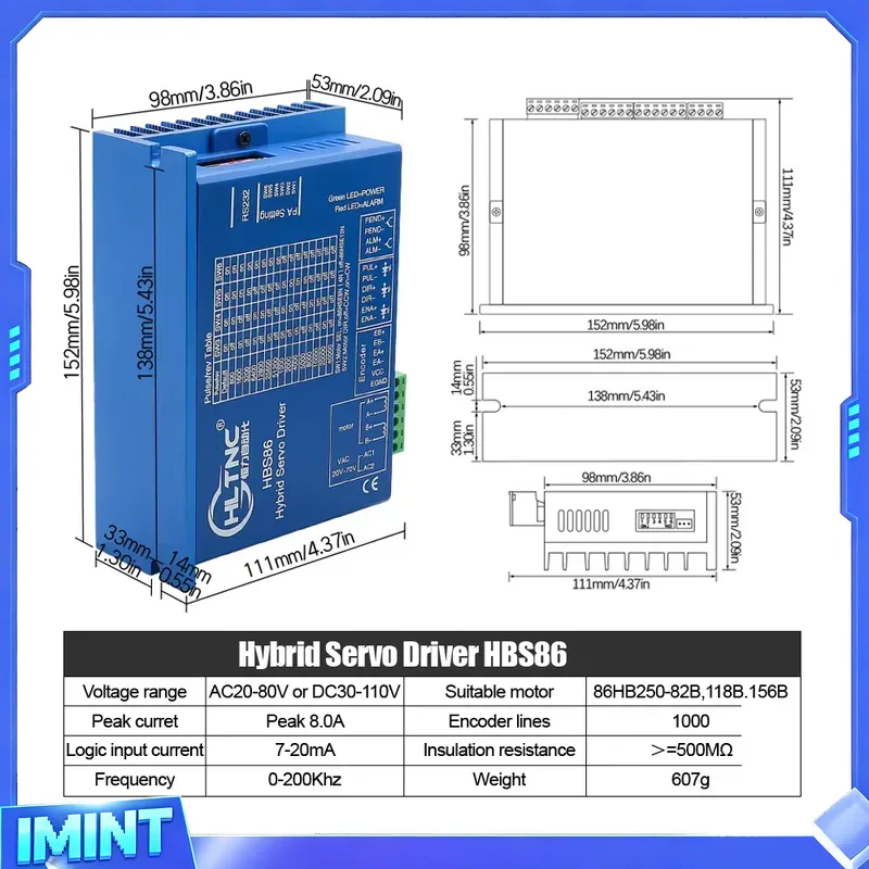 4축 네마 34 폐쇄 루프 스테퍼 모터 키트 4.5Nm - Hybrid Servo Driver Nema 34 8.5Nm 리뷰 및 가격