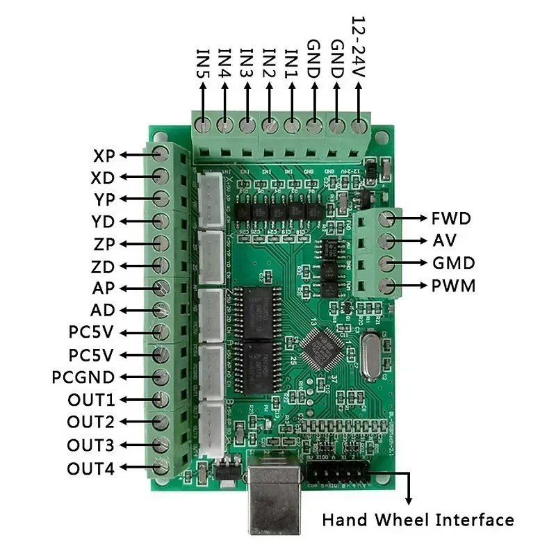 5 축 인터페이스 보드 Mach3 브레이크 아웃 보드  - 5 Axis Cnc Breakout Board Interface Mach3 리뷰 및 가격