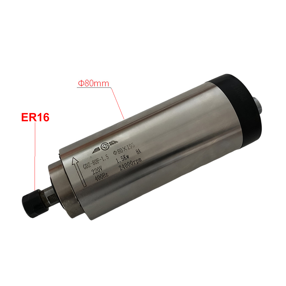 CNC 공냉식 800W 1500W 2200W 스핀들 모 - Er20 Collet Chuck Spindle Motor 220V 리뷰 및 가격