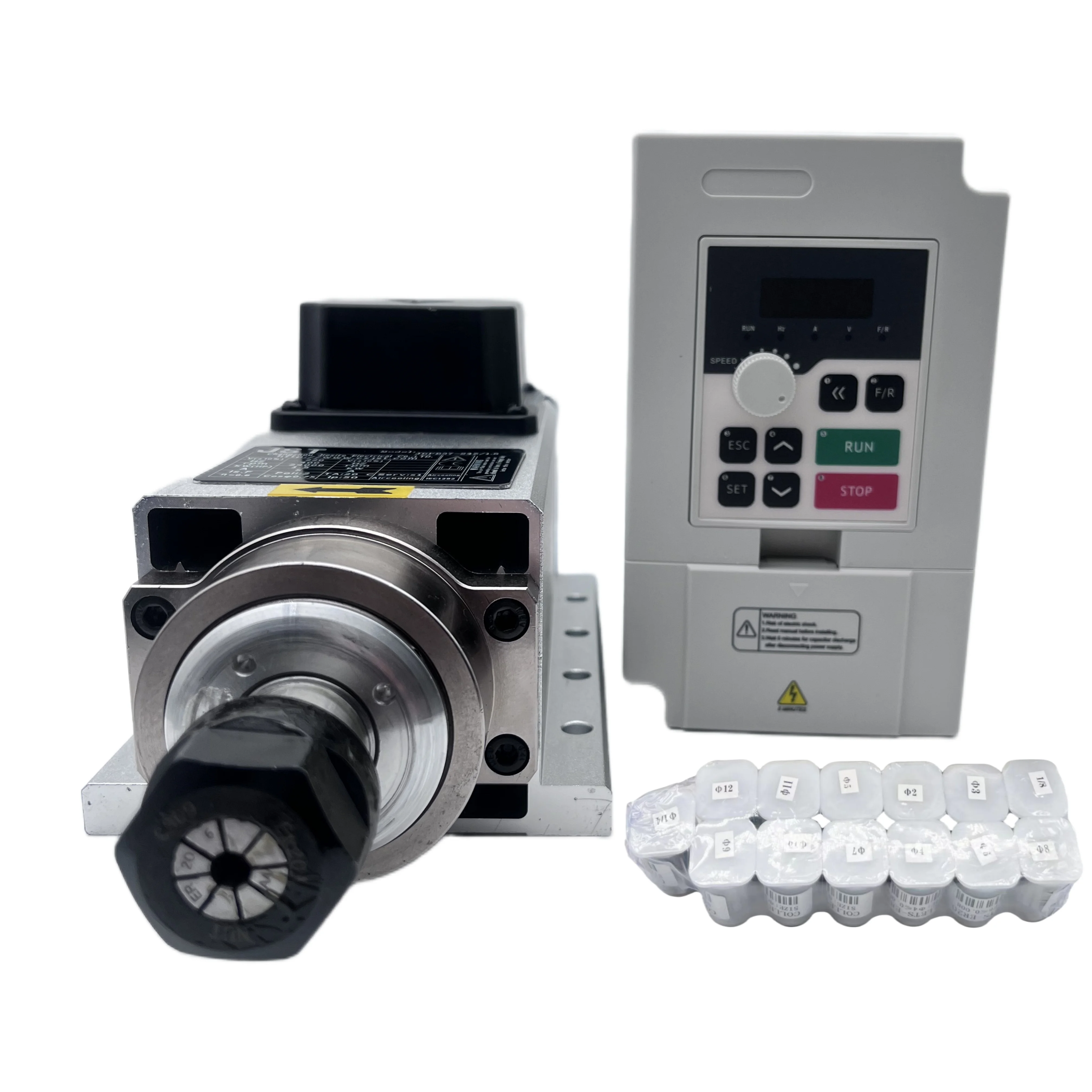 1.5KW ER11/ER20 110V/220V CNC  - Air Cooled 1.5Kw Spindle Motor Inverter 110V 리뷰 및 가격