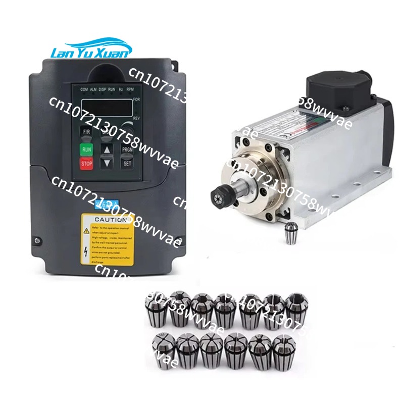 1.5KW 110V CNC 공냉식 스핀들 키트 사각형  - Air Cooled 1.5Kw Spindle Motor Inverter 110V 리뷰 및 가격