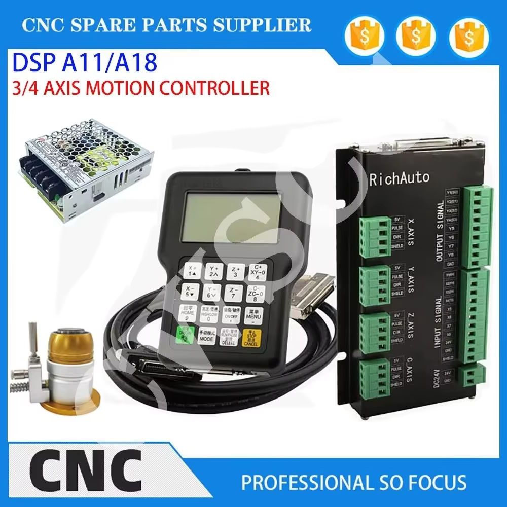 3축 4축 CNC 공작 기계 모션 컨트롤러 DSP A1 - Richauto A11 Dsp Controller 3 Axis 리뷰 및 가격