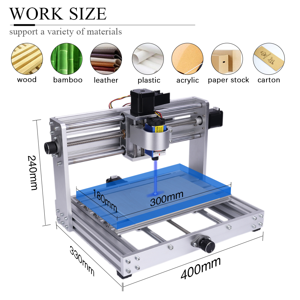 200w 스핀들과 CNC 3018 최대 금속 조각 기계 - Cnc 3018 Pro Max Metal 리뷰 및 가격
