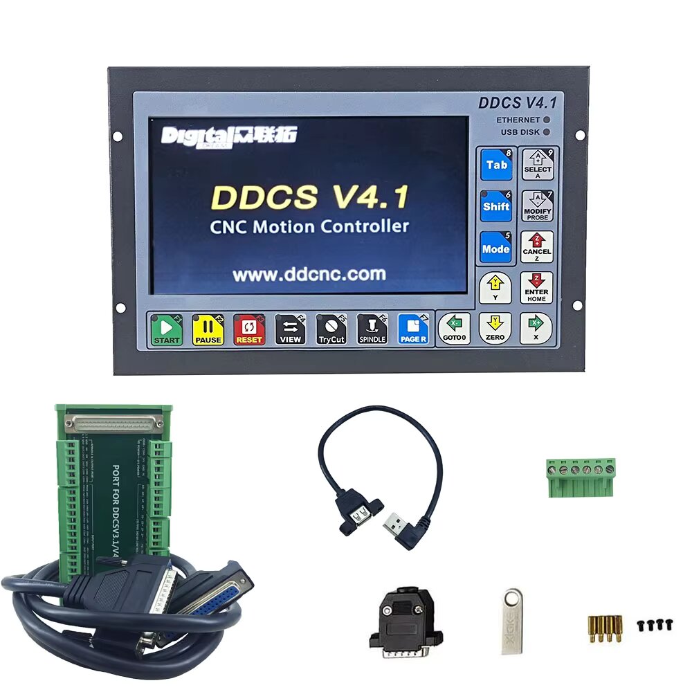 DDCS V4.1 독립형 모션 컨트롤러 오프라인 컨트롤 - Ddcs V4.1 4 Axis Cnc Offline Controller 리뷰 및 가격