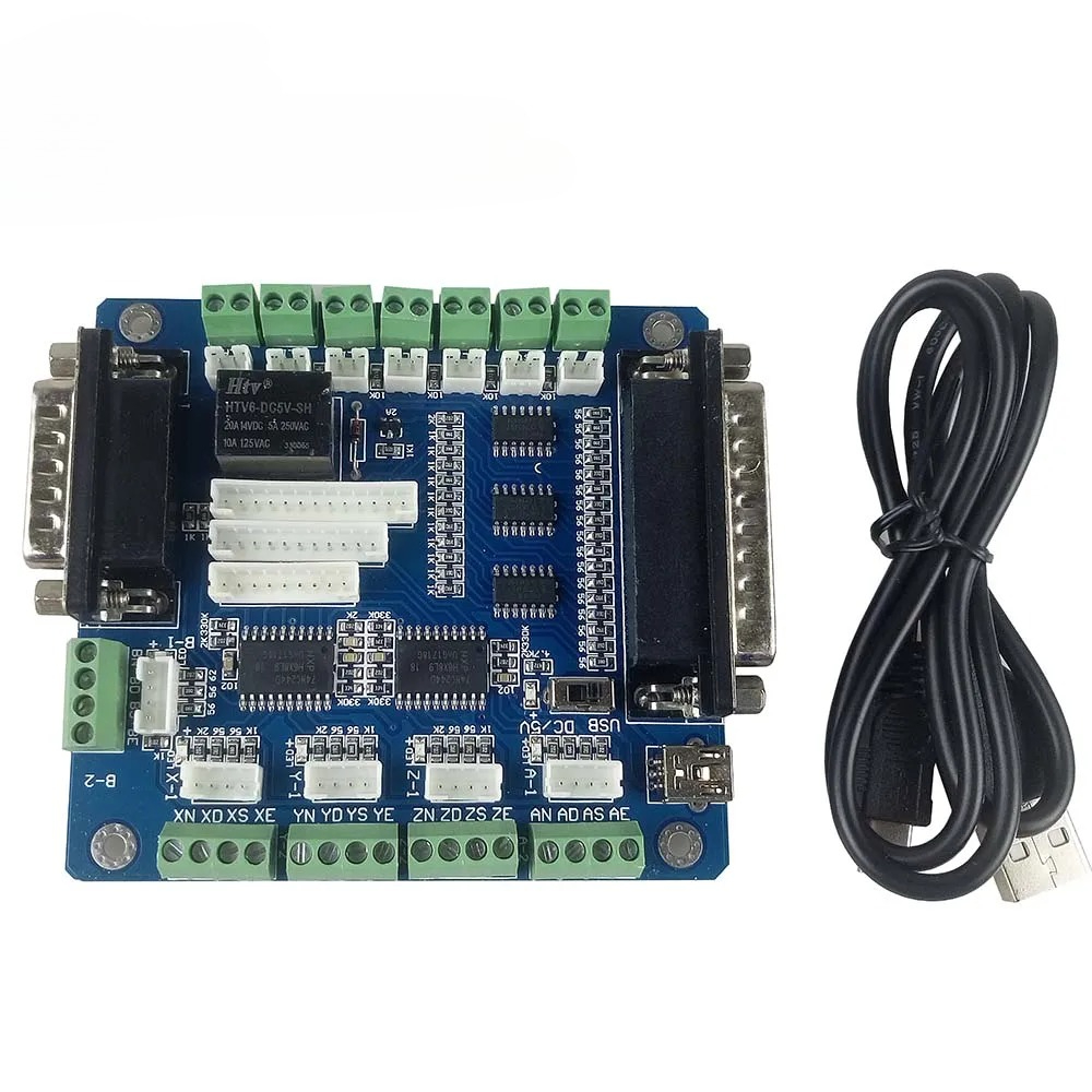 스테퍼 모터의 5축 인터페이스 보드가 있는 조각 기계용 - 5 Axis Cnc Breakout Board Interface Mach3 리뷰 및 가격